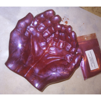 pigment kameleon violet met blauw rood oranje gele shine 3gr.